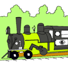 Dibujo Locomotora pintado por rwvc