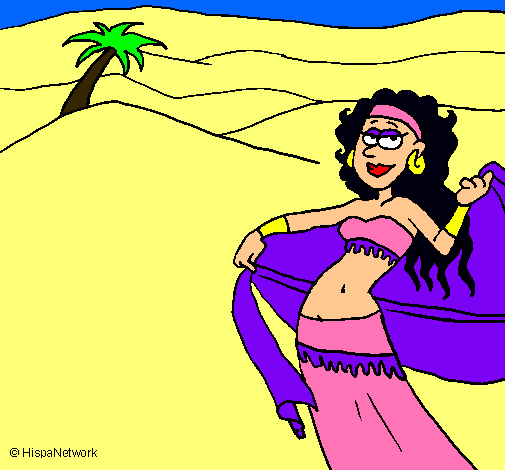 Dibujo Sahara pintado por Natica 