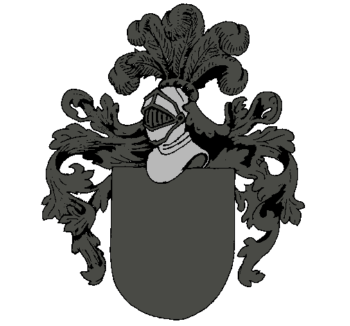 Escudo de armas y casco