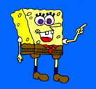 Dibujo Bob Esponja pintado por populares