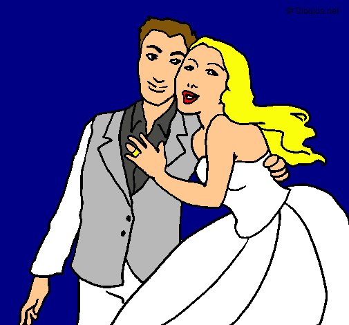 Dibujo Marido y mujer pintado por Ayelen