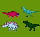 Dibujo Dinosaurios de tierra pintado por Johann