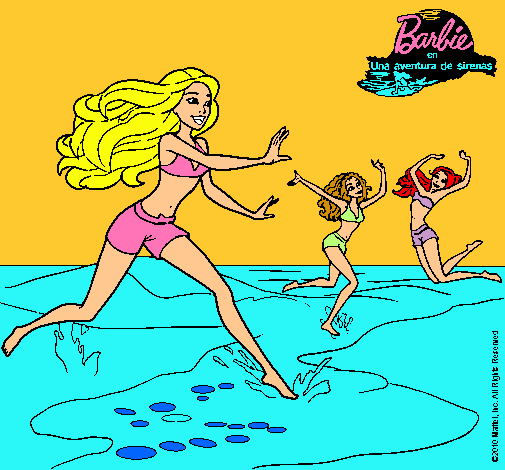 Barbie de regreso a la playa