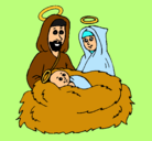 Dibujo Natividad pintado por aliss
