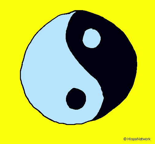 Dibujo Yin yang pintado por MARIANGEL