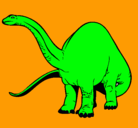 Dibujo Braquiosaurio II pintado por orlando