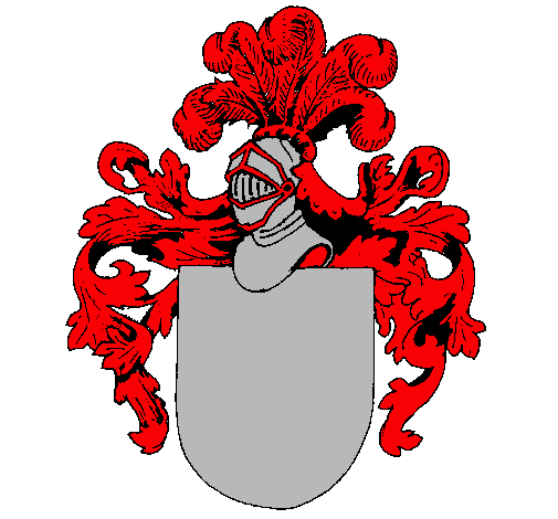 Escudo de armas y casco