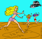 Dibujo Barbie de regreso a la playa pintado por millicent