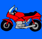 Dibujo Motocicleta pintado por micaela