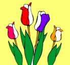 Dibujo Tulipanes pintado por DIORGELYS