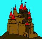 Dibujo Castillo medieval pintado por fdgdfsgfd
