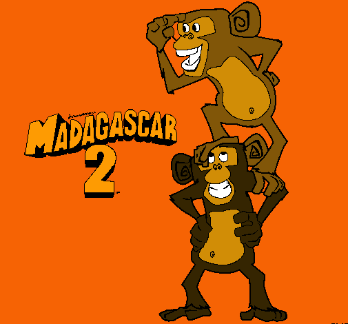 Madagascar 2 Manson y Phil