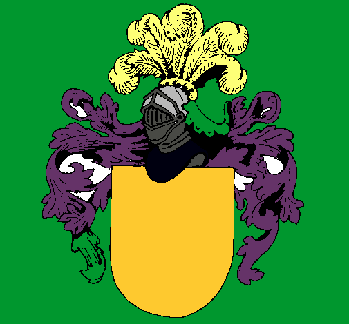 Escudo de armas y casco