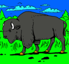 Dibujo Búfalo  pintado por marc
