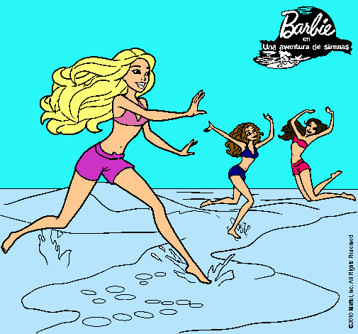 Barbie de regreso a la playa