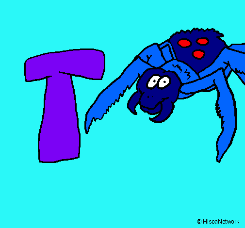 Dibujo Tarántula pintado por Tamii007