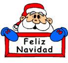 Dibujo Feliz Navidad pintado por juanda