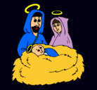 Dibujo Natividad pintado por avelinda2