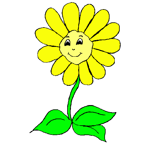 Dibujo Flor feliz pintado por sorey