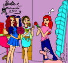 Dibujo Barbie de compras con sus amigas pintado por DEVHANNY