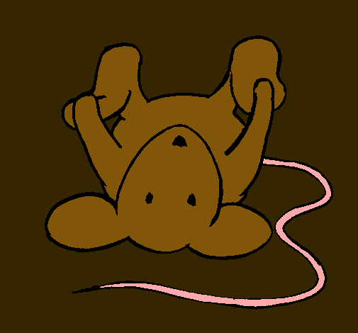 Dibujo Rata tumbada pintado por juanda