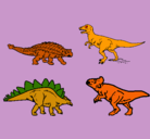 Dibujo Dinosaurios de tierra pintado por gffccvcfdbfggg