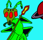 Dibujo Hormiga alienigena pintado por SUNO