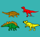 Dibujo Dinosaurios de tierra pintado por otro