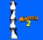 Dibujo Madagascar 2 Pingüinos pintado por rodrigoko