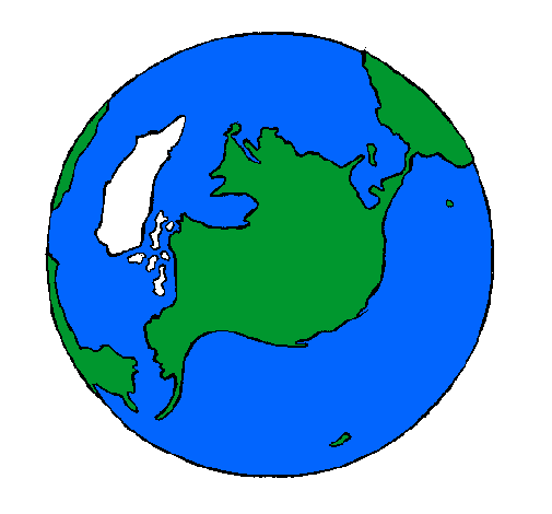 Dibujo Planeta Tierra pintado por eduardo10