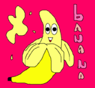 Dibujo Banana pintado por anjela