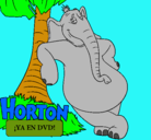 Dibujo Horton pintado por jocolo