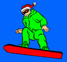 Dibujo Snowboard pintado por juango