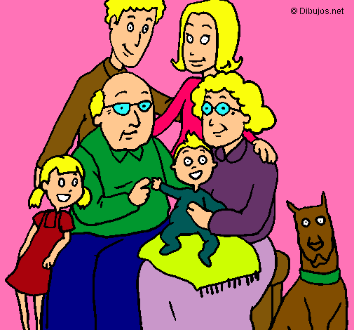 Dibujo Familia pintado por Danae