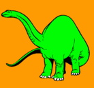 Dibujo Braquiosaurio II pintado por ROMMEL