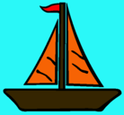 Dibujo Barco velero pintado por nimiko
