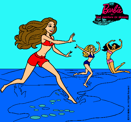 Barbie de regreso a la playa