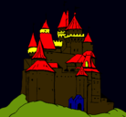Dibujo Castillo medieval pintado por julen