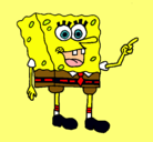 Dibujo Bob Esponja pintado por isidoro