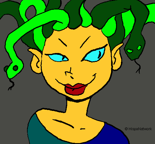 Mujer medusa