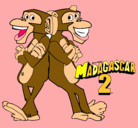 Dibujo Madagascar 2 Manson y Phil 2 pintado por CHUCHU