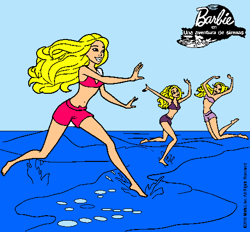 Barbie de regreso a la playa