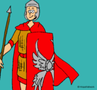 Dibujo Soldado romano II pintado por RJGS