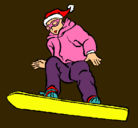 Dibujo Snowboard pintado por lilohcfxz