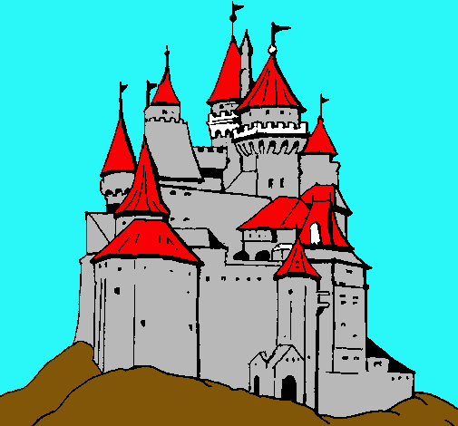Dibujo Castillo medieval pintado por eduardo10