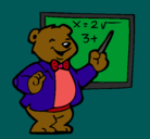 Dibujo Profesor oso pintado por JAVITHAX