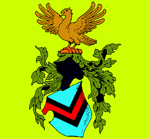 Escudo de armas y aguila 