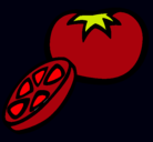 Dibujo Tomate pintado por FRTRYVGFT6