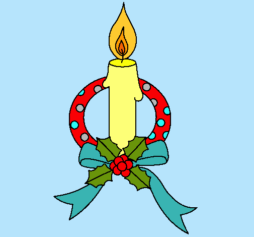 Vela de navidad III