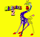 Dibujo Madagascar 2 Melman pintado por andresb